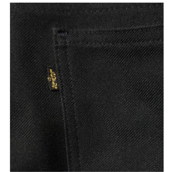 Vintage Retro Levi's Black Tab Pants Size W35 x L30 - Picture 5 of 5